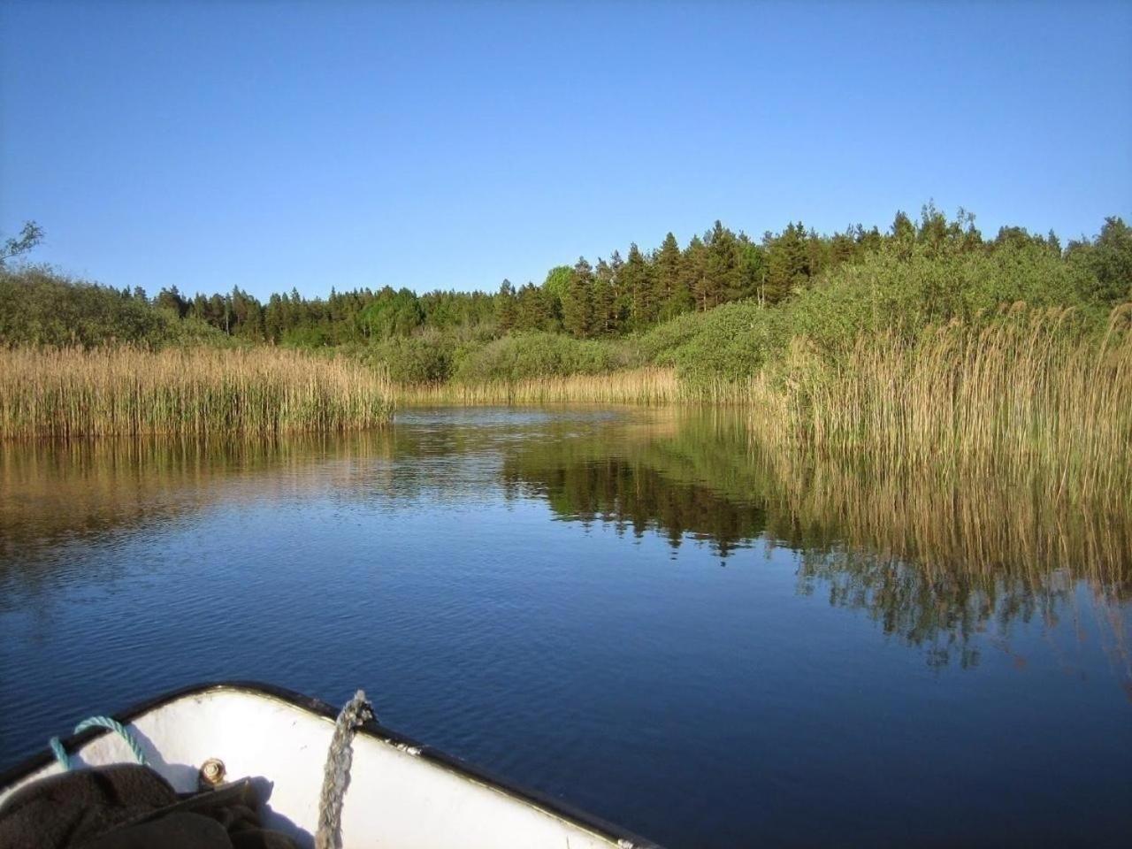 Ferienhaus In Malilla Boote Sauna See Dış mekan fotoğraf